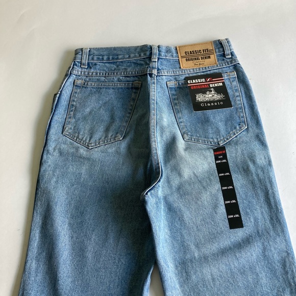 Men’s New Classic Fit Original Denim 100% Cotton Jeans size 28W x 30L - Picture 8 of 8